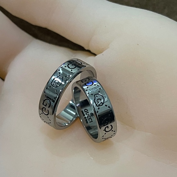 Couples promise ring engagement ring Gift set, luxury wedding ring set for two - Picture 3 of 7